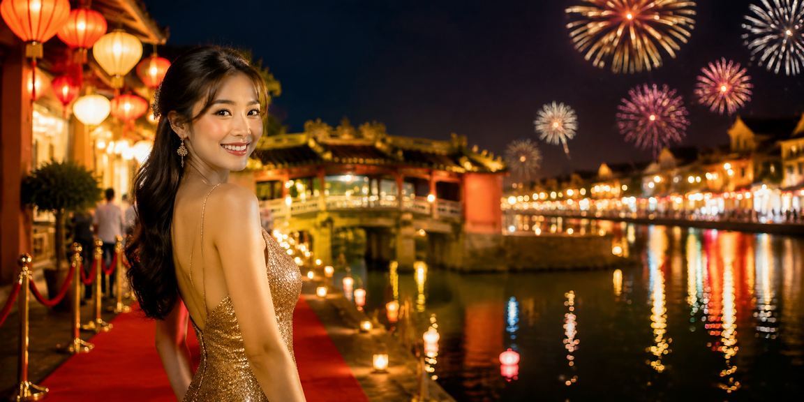 Không khí chợ đêm Hội An rực rỡ ánh đèn – biểu tượng của niềm vui cân bằng và lành mạnh