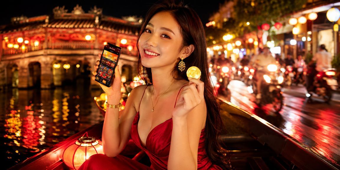 Không khí chợ đêm Hội An lung linh ánh đèn lồng với trải nghiệm casino trực tuyến trên điện thoại di động